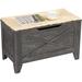 Gracie Oaks Storage Shoe Bench Industrial Cabinet Toy Chest Barn-Door Style w/ Safety Hinges Knotcushion,30 X 15 X 18.5 Inches For Entryway, Bedroom | Wayfair