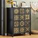 Bungalow Rose Peshy Accent Chest Wood in Black | 37.8 H x 29.9 W x 16.7 D in | Wayfair BF03171C56754E259E4F5AF73C3B1BFB