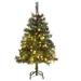 The Holiday Aisle® 3.9' Lighted Artificial Christmas Tree, Metal | 11.8 D in | Wayfair BABA93F3FCC54353B63DA5098A825A06