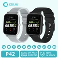 COLMI-Montre connectée P42 pour hommes écran HD IPS moniteur d'activité physique étanche IP68