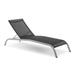 Savannah Mesh Chaise Outdoor Patio Aluminum Lounge Chair - East End Imports EEI-3721-BLK