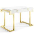 Ring Office Desk - East End Imports EEI-3862-GLD-WHI