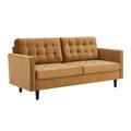 Exalt Tufted Performance Velvet Sofa - East End Imports EEI-4444-COG