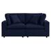 Commix Sunbrella® Outdoor Patio Loveseat - East End Imports EEI-5577-NAV