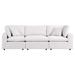 Commix Overstuffed Outdoor Patio Sofa - East End Imports EEI-5578-WHI