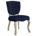 Array Vintage French Performance Velvet Dining Side Chair - East End Imports EEI-2880-MID