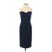 Zac Posen Cocktail Dress - Sheath: Blue Print Dresses - Women's Size 2