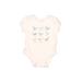 Baby Gap Short Sleeve Onesie: Ivory Bottoms - Size 6-12 Month