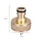 1inch Brass Fitting Adaptor Hose Tap Faucet Water Pipe Connector Garden Adapter Irrigation Connector