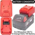 Battery Adapter for Einhell X-Change/Ozito 18V Tools Convert for Milwaukee 18V Li-Ion Battery