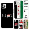 Custodia per telefono Coque con bandiera della siria della siria per iPhone 11 14 12 Pro Max 13 Pro