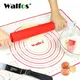 WALFOS Nonstick Kneading Mat with Measuring Silicone Baking Mat Pizza Cake Dough Mat Kitchen Cooking