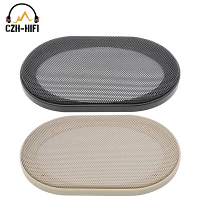 2 stücke Lautsprecher Grill Abdeckung 4 "x 6" 5 ”x7" 6 “x9" Kunststoff Stahl staub Proof Mesh