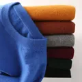 Men Cashmere Sweater O-collar Autumn Winter Soft Warm Jersey Jumper Pull Homme Hiver Pullover