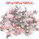 5000 Styles Silver Plated Pink Beads Charms Fit Brand Europe Bracelets Necklace For Women Jewelry