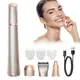 Facial Hair Remover for Women Electric Epilator Rechargeable Lady Shaver Hair Trimmer Eyebrow Armpit