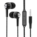 Cuffie cablate In-Ear da 3.5mm cuffie Stereo hi-fi per basso musica sport controllo del gioco