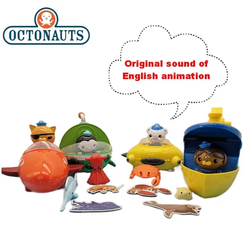 Original Oktonauten Gup Spielzeug Action figur Set Englisch Animation Aussprache Kwazii See pocken