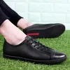 Große größe 47 Männer Schuhe Aus Echtem Leder Atmungsaktiv Männlichen Faulenzer Mann Fahren Casual Schuhe schnüren Weiche Schuhe Männlichen Krasovki schuhe
