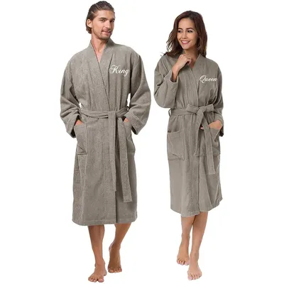 Personalisierung Kapuzenbademantel für Paare, individuelle Winter-Bademäntel mit Kapuze, Hochzeit, Image