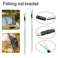 50-80cm Adjustable Fishing Bankstick Extending Rod Rest Telescopic Fishing Stand Holders Fish Rod