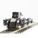 HO Maßstab 1:87 Fahrwerk Bogie Modell Eisenbahn Layout Zubehör Elektrische Zug Teile Chassis DIY