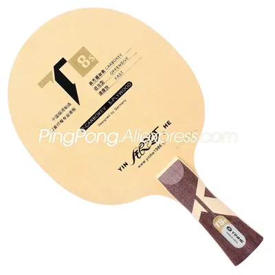 Original YINHE T8S Hinoki ALC Carbon Tischtennis Klinge Schläger T8 S Schleife Offensive Spin Geschwindigkeit Ping Pong Bat Paddel Image
