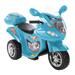 Rider Kids Motorcycle - 3-Wheel Electric Ride-On Car with Reverse, Sounds, Headlights - 6V Battery Motorbike for Ages 3 to 6