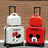 Valigia da viaggio Disney su ruote set di valigie per bambini in cartone animato valigia per bagagli