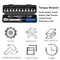 16pcs Ratschen schlüssels atz 1/4inch 72t 2-24n. m vor eingestellter Drehmoments chl üssel CR-V Auto Motorrad Fahrrad Reparatur Wartungs werkzeuge