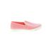 Under Armour Sneakers: Slip-on Platform Bohemian Pink Solid Shoes - Women's Size 9 1/2 - Almond Toe