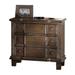 Lourena Weathered Oak 3-Drawer Nightstand