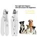 2Pcs Dog Nail Clipper Cat Nail Clippers Dog Claw Trimmer with LED Light and Durable Blade Dog Nail Trimmers