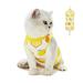 Cat Surgical Recovery Suit After Surgery Wear Pajama Suit Home Indoor Pets Clothing(Lemon) - XL