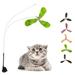 Baywell Feather Cat Stick Toy Pet Toy Toys Cat Toy Wand Cat Interactive Toys Cat Teaser Cat Wand Teaser Cats Wand Toy Wand