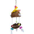 [Pack of 3] Prevue Tropical Teasers Tiki Hut Bird Toy 1 count