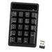 Nebublu Numeric Keypad Mechanical Feel Number Pad Keyboard USB Receiver Water-proof for Laptop Desktop PC Black