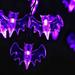 Stiwee Xmas Special Bat String Light 20 LEDs 9.84ft Battery Operated Decorative String Lights Indoor Outdoor String Lights With Bats Pendants