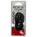 Kole Imports AD768-60 6 ft. & 3.5 mm DP Audio Stereo Auxiliary Audio Cable Pack of 60