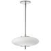 Dainolite 20W Pendant Polished Chrome with Opal Glass