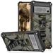 CCSmall Camouflage Case for Google Pixel 8 Pro (Not Pixel 8) with Kickstand Camo Phone Cover Built-in 360Â° Rotate Ring Stand Case for Google Pixel 8 Pro MC Army Green