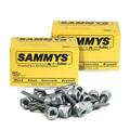 Everflow Sammys 8025957-50 DST 100 1/4 Inch Vertical Threaded Rod Anchor Designed Structure Steel with Electro-Zinc Corrosion Resistance 1/4-14 x 1 Inch Screw Length-(Pack of 50) 50 Piece