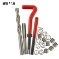 20-Piece Helicoil Car Coil Tool - Metric Thread Insert Kit - Suitable for M5 M6 M8 M12 and M14 - Reinforce and Repair Threads