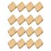 32Pcs Natural Wood Clothes Hanger Wall Mounted Coat Hook Key Holder Hat Scarf Handbag Storage Hanger Bathroom Rack