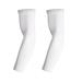 2PCS Sun Protection Elbow Sleeve Stretchy Long Elbow Guard Sleeve Breathable Elbow Protector Unisex Elbow Brace for Protection Outdoor Training (White Size M)