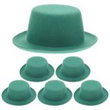 6pcs Tiny Cowboy Hats Miniature Cowboy Hats Kids Doll Dress Up Hat Toys Party Supplies