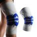 Knee Braces for Knee Pain Knee Brace with Patella Gel Pad & Side Stabilizers for Men Women(blue)-L