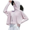 Wendunide 2024 Clearance Sales Heated Jacket Womens Tops Women s Upf50+ Ice Silk Vinyl Sun Clothing Women s Summer Outdoor Cycling Hat Brim Sun Clothing Jacket Womens Jacket Pink One Size