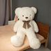 Cheefull Big Teddy Bear Life Size Tan Plush Bear Brown Stuffed Animal for Children Boyfriend Giant Teddy Bear Big Soft Stuffed Plush Animal Toy