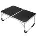 Unique Bargains Foldable Laptop Table Portable Desk Bed Tray Tables Black